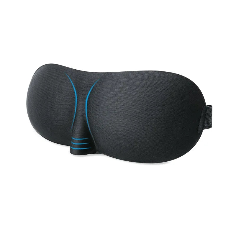 3D Contoured Sleep Mask Unisex Light Blocking Soft Eye Patch Breathable Skin-Friendly Sleeping Eye Mask for Nap Travel Yoga