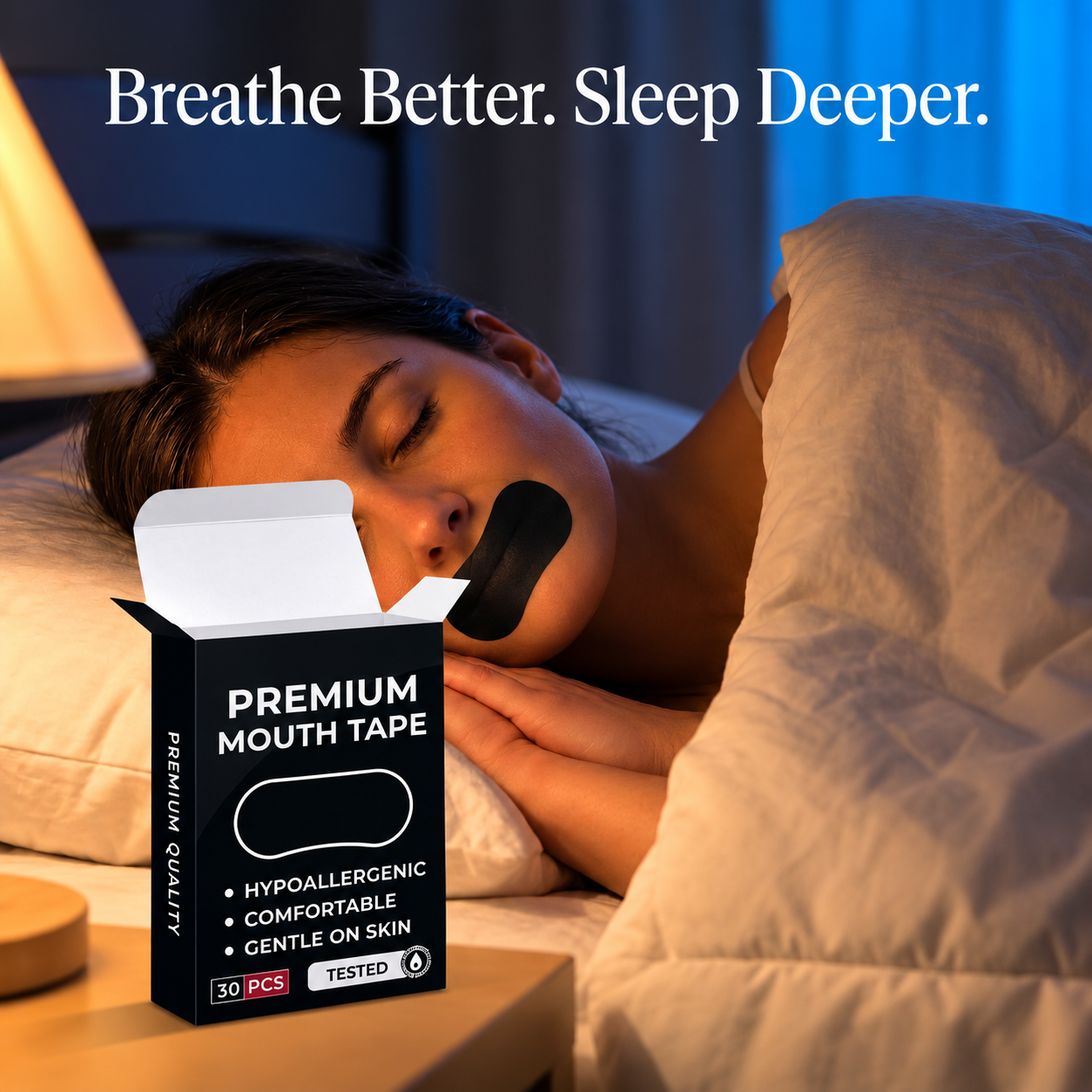 Zekvu RestTape™ V2 – Premium Mouth Tape